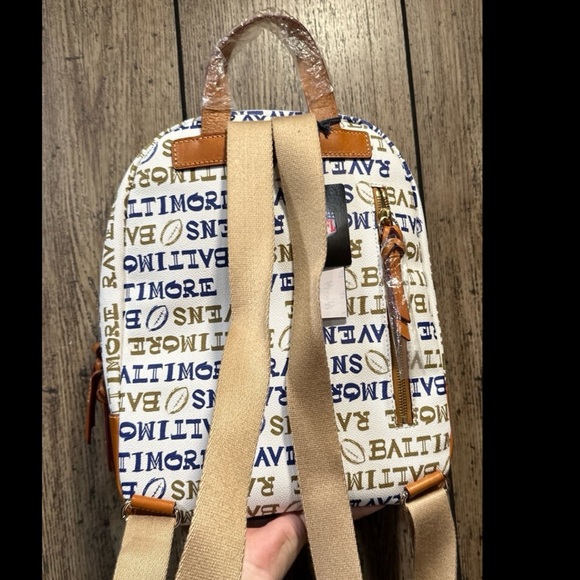 Dooney & Bourke Baltimore Ravens backpack - Picture 3 of 10